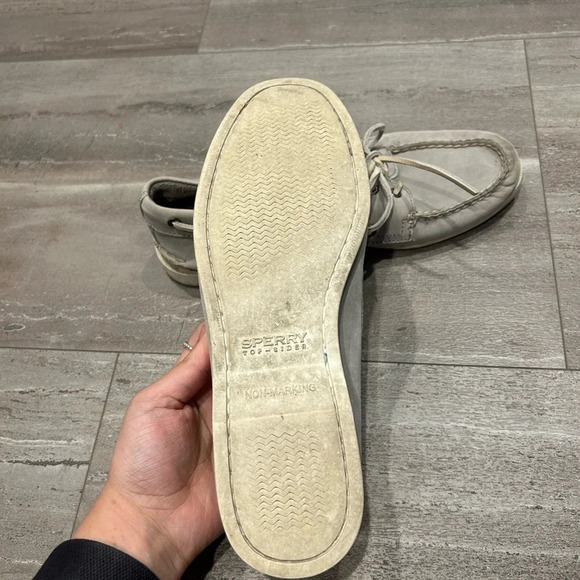 Sperry Grey Top  Sider Shoes - Picture 3 of 4